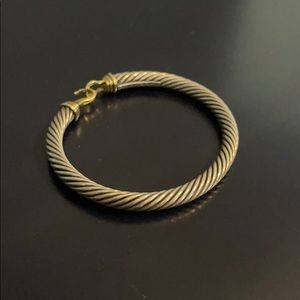 David Yurman gold clasp bracelet sm